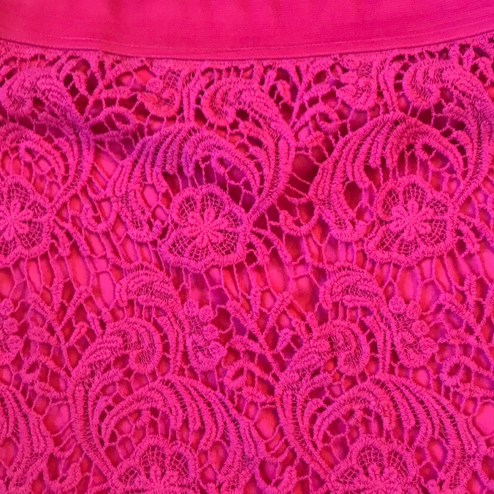 Say What Pink crocheted skirt - Picture 2 of 2